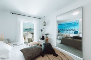 The Honeymoon Suite with seaview and hot tub